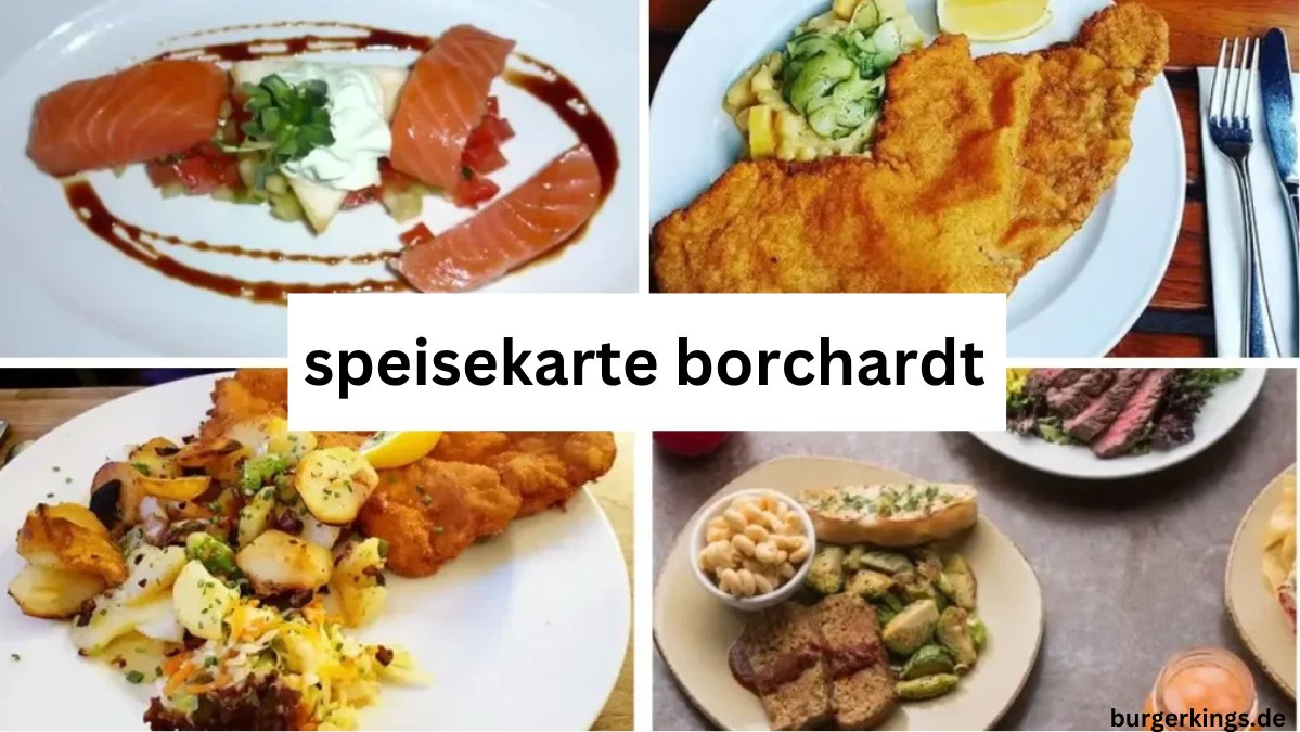 speisekarte borchardt